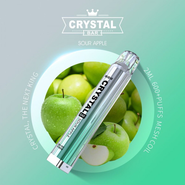 Crystal Bar Vape 600 - Sour Apple