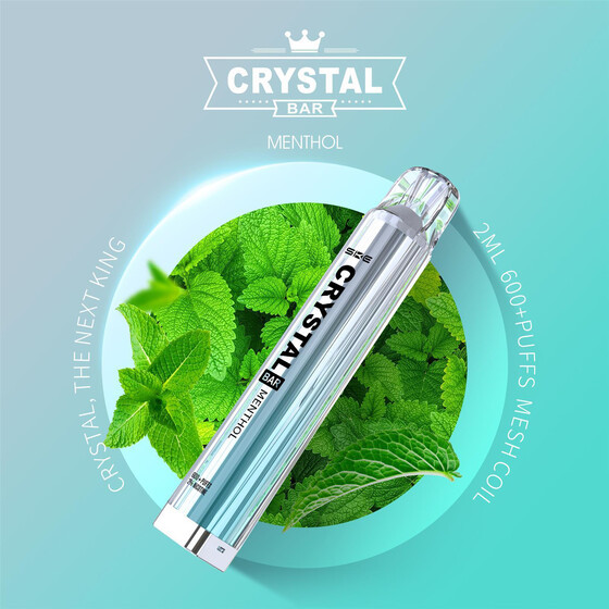 Crystal Bar Vape 600 - Menthol