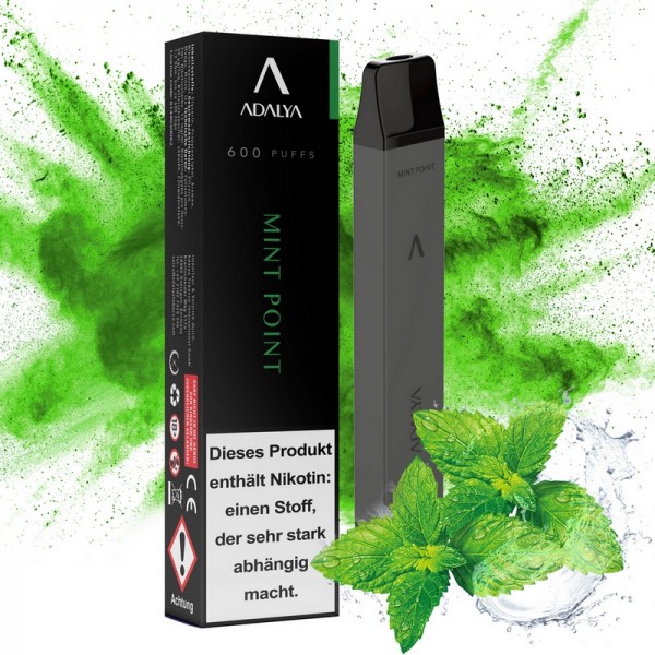 Adalya E-Shisha Einweg Vape 600 - Mint Point