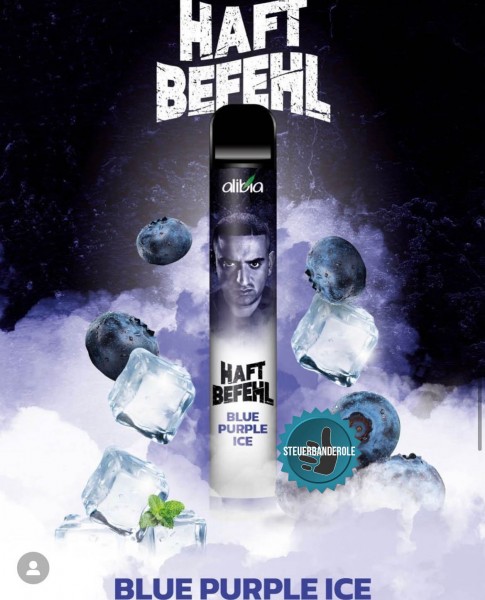 Haftbefehl E-Shisha Vape 700 - Blue Purple Ice