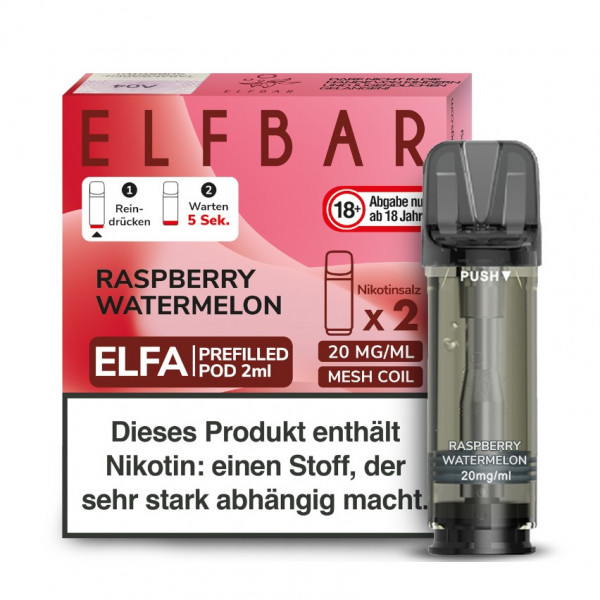 Elf Bar ELFA Prefilled Pod Raspberry Watermelon (2 Stk)