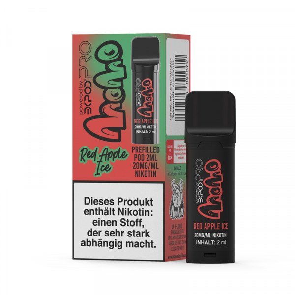 Expod Momo Pod 20mg - Red Apple Ice