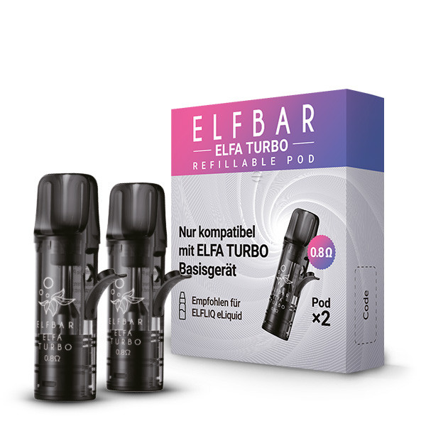 Elfbar ELFA Turbo wiederbefüllbare Leer-Pods