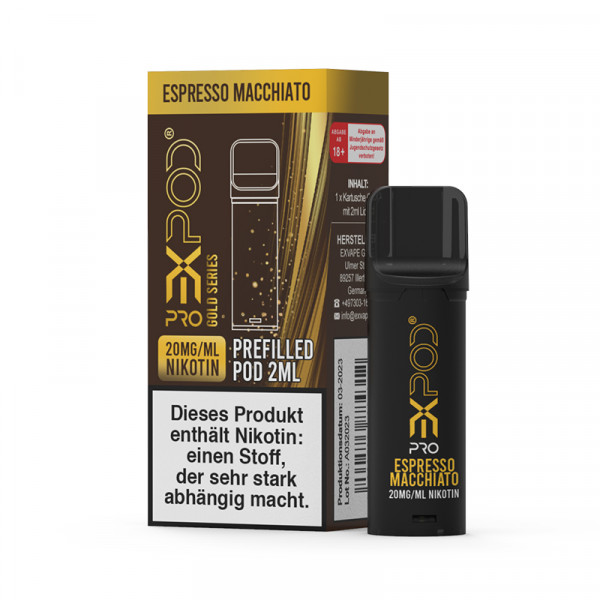 Expod Pro Pod - Gold Series - 20mg - Espresso Macchiato