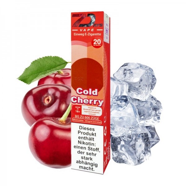 7 Days Vape E-Shisha - Cold Cherry