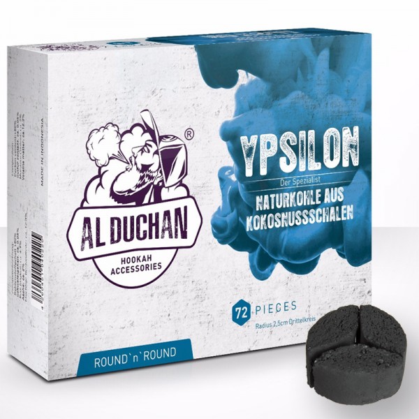 Al Duchan Kohle Ypsilon 1kg Drittelform (für Kaminaufsätze)