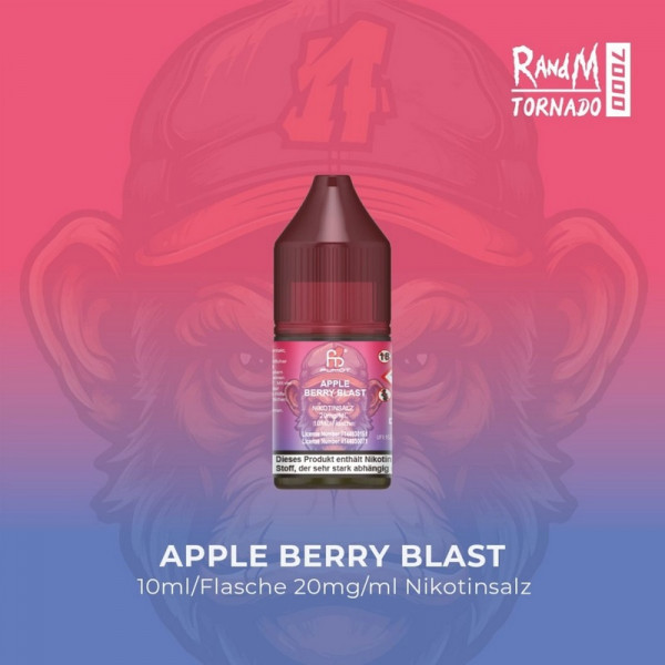 RandM Tornado Liquid 10 ml - Apple Berry Blast 20 mg/ml