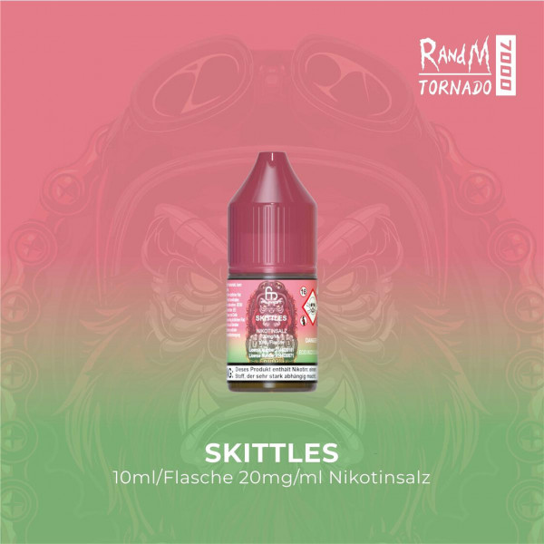 RandM Tornado Liquid 10 ml - Skittlez 20 mg/ml