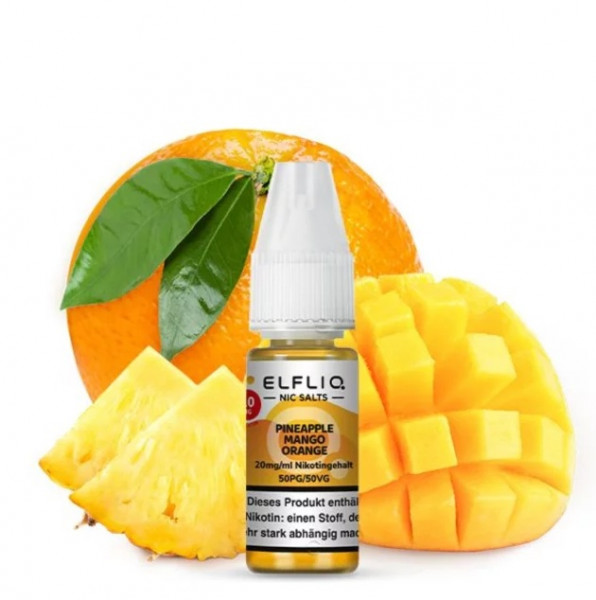 Elfliq by Elf Bar NicSalt Liquid - Pineapple Mango Orange 20mg