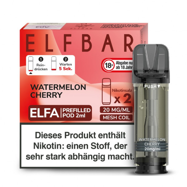 Elf Bar ELFA Prefilled Pod Watermelon Cherry (2 Stk)