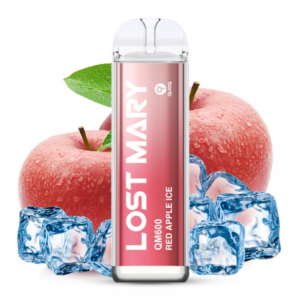 Lost Mary QM 600 E-Shisha Vape - Red Apple Ice