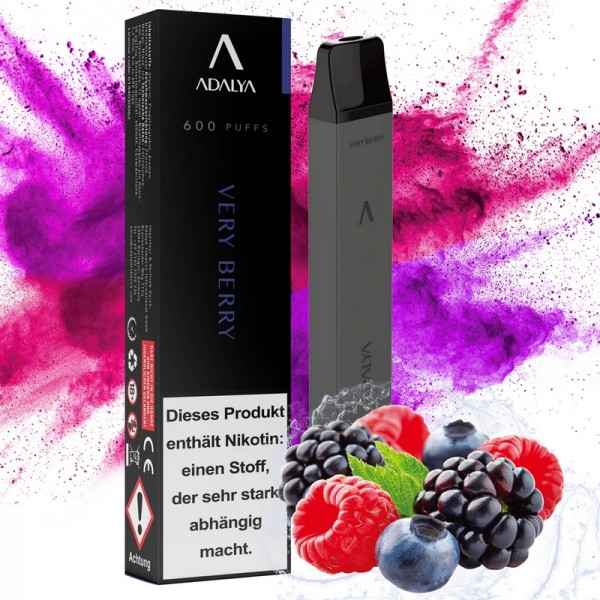 Adalya E-Shisha Einweg Vape 600 - Very Berry