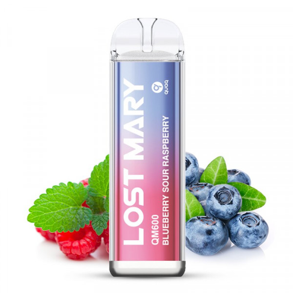 Lost Mary QM 600 E-Shisha Vape - Blueberry Sour Raspberry